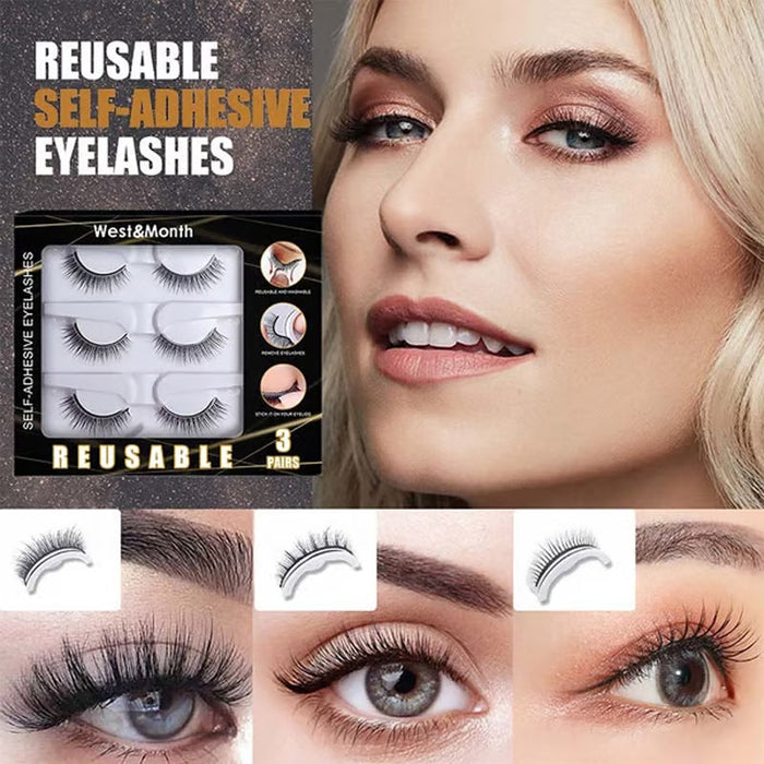🔥Producto de 2026 ✨⚡ Pestañas postizas reutilizables y autoadhesivas-ES