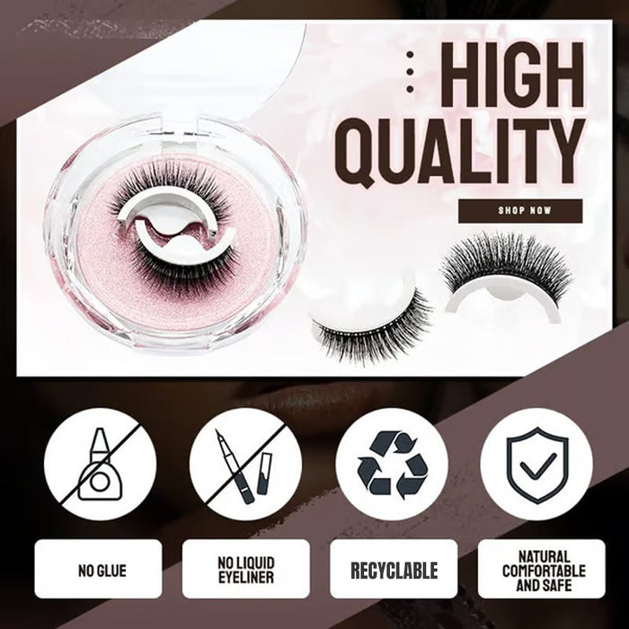 🔥Producto de 2026 ✨⚡ Pestañas postizas reutilizables y autoadhesivas-ES