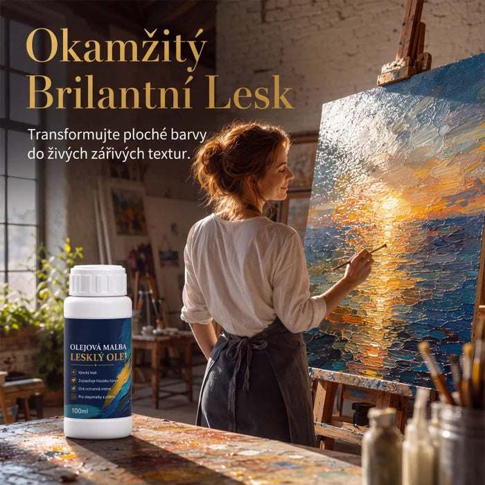 Profesionalni visokosijajni lak za umetniške slike | ARTGLOSS-SI