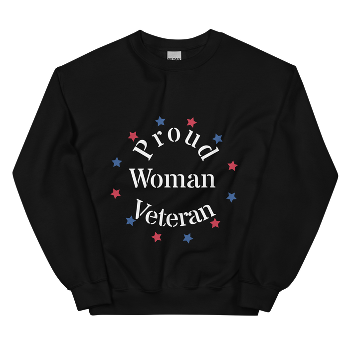 Proud Woman Veteran - Sweatshirt