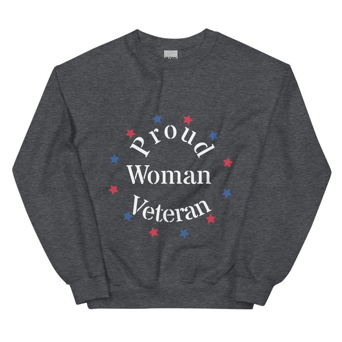 Proud Woman Veteran - Sweatshirt