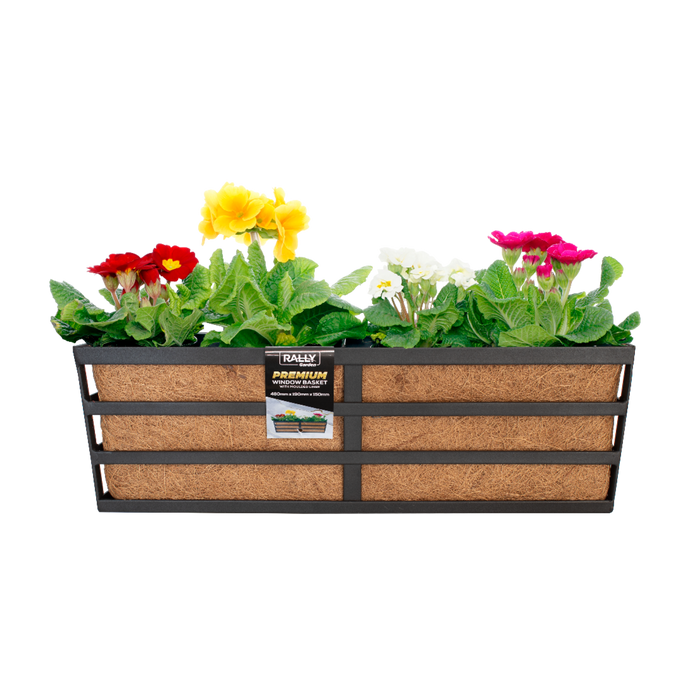 Rally Window Box Premium 480x190x150mm, Black with Moulded Liner