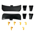 Black plastic eyewear parts with yellow clips in Ranger Wheel Protection Kit for tire changers