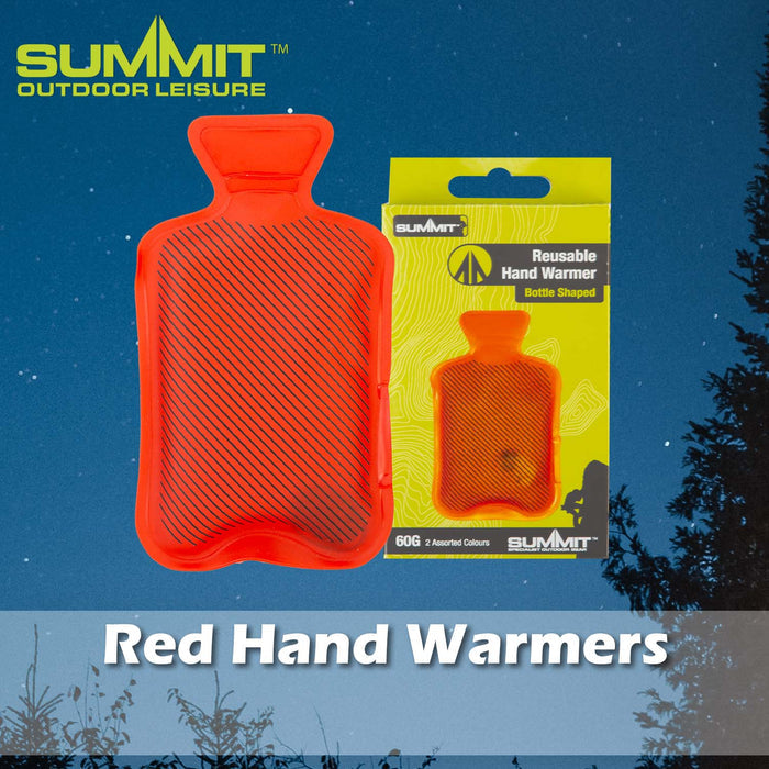 Rechargeable Hand Warmers Good for Days Out Red - 12cm x 6.5cm