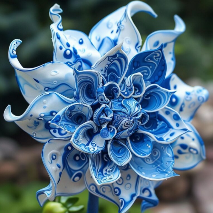 Zilā un baltā porcelāna / 🔥100 sēklas