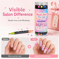 💅 RIBOTĄ LAIKOTARPĮ 50 % NUOLAIDA! 💥 24 spalvingų dvipusių nagų dailės pieštukų rinkinys – kūrybingi, salono kokybės, lengvai pasidarysite patys ✨-LT