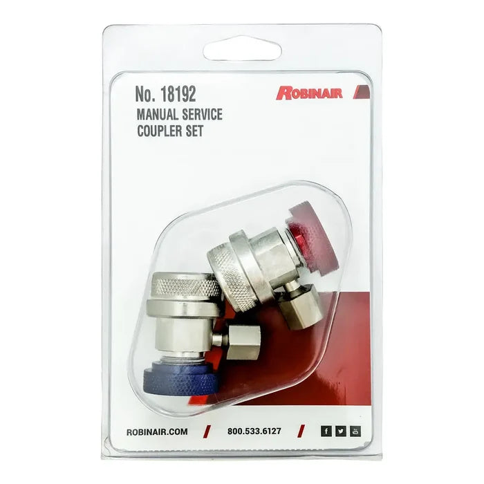 Robinair 18192 R-134A Manual Replacement Coupler Set