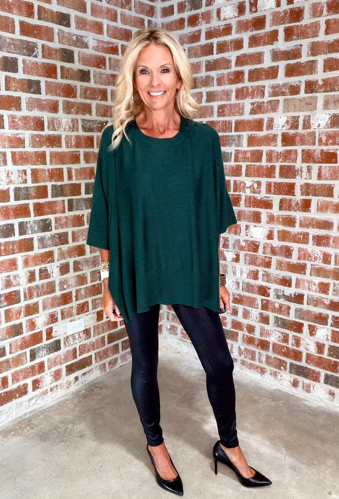 ROWAN SWEATER-SEA GREEN