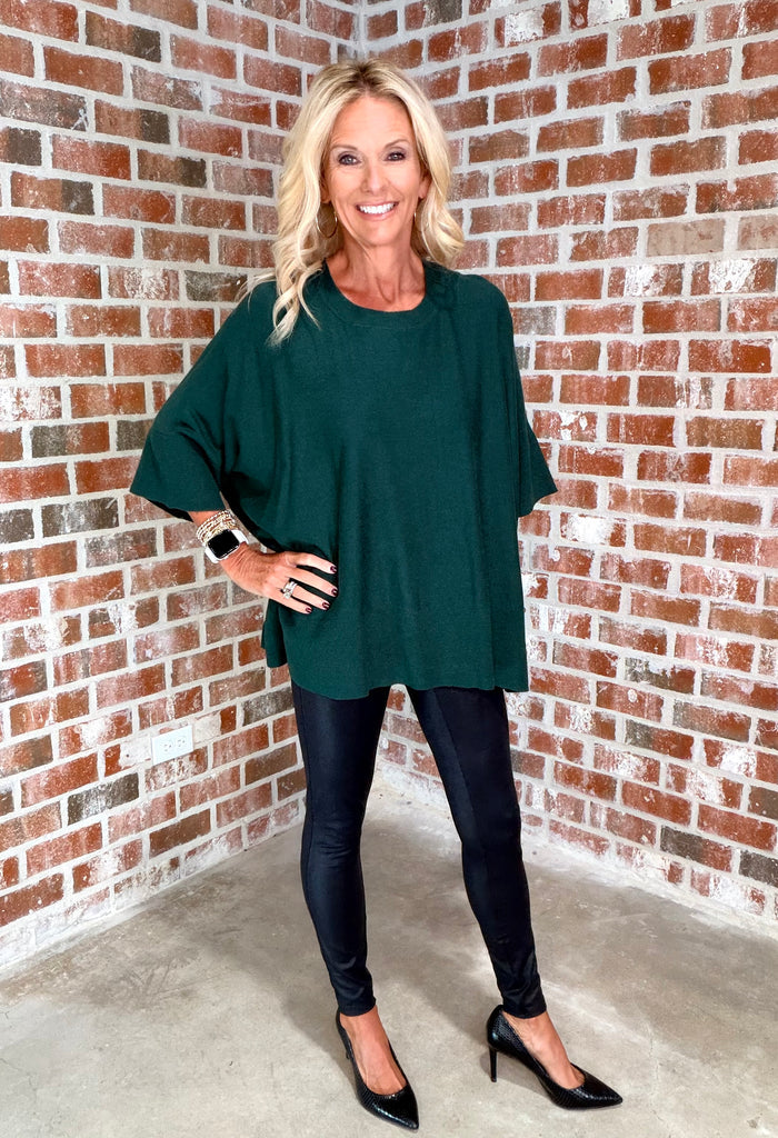 ROWAN SWEATER-SEA GREEN