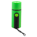Rubber Torch with Lanyard  Green - 9cm x 4cm