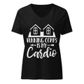 Running Comps is My Cardio (Realtor) - Women’s relaxed v-neck t-shirt