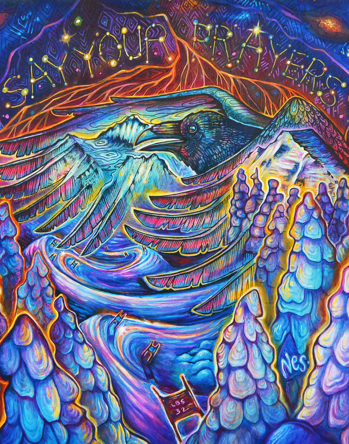 "Say Your Prayers"  Fine Art print on paper