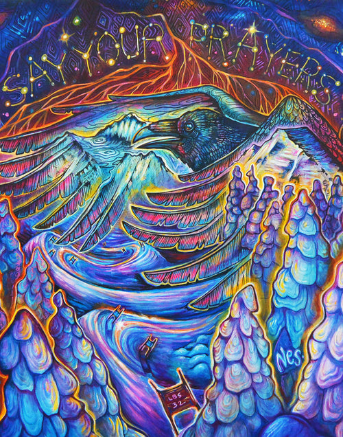 "Say Your Prayers"  Fine Art print on paper