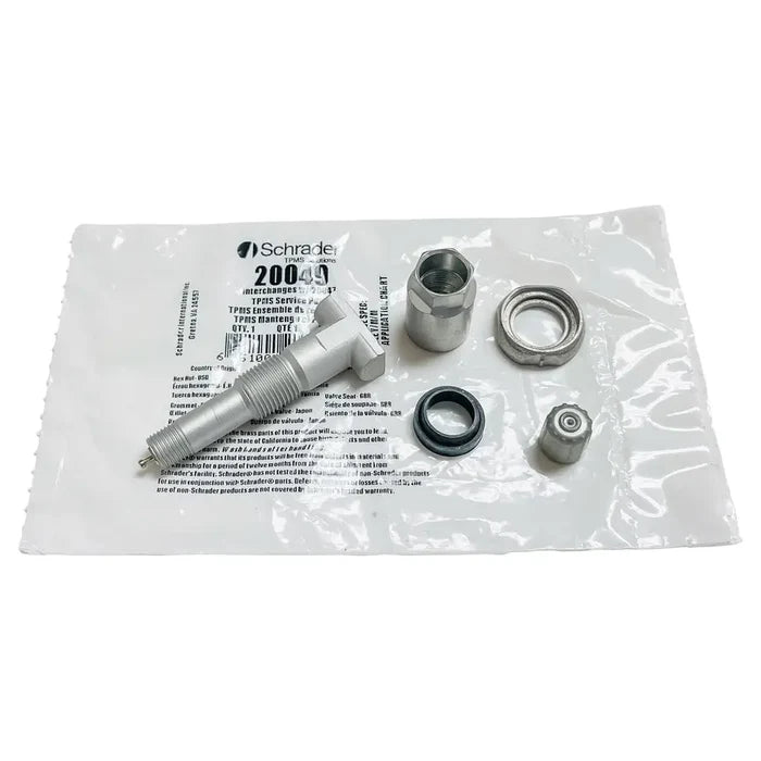 Schrader 20049 Aluminum Valve Kit/Service Pack for 33700