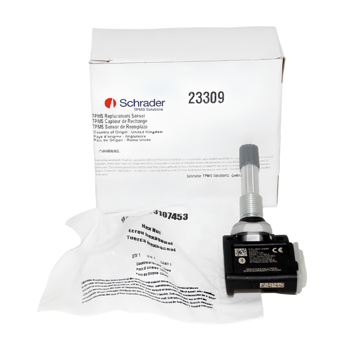 Schrader 23309 OE Replacement BLE TPMS Sensor, Clamp-In Valve (Ea.)