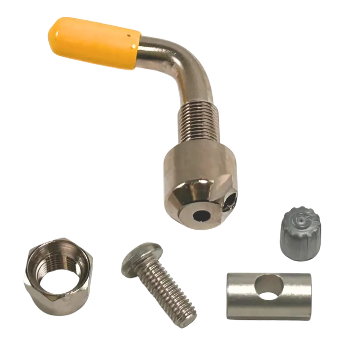 Schrader TPMS service kit SB-20054 with stainless steel faucet yellow handle