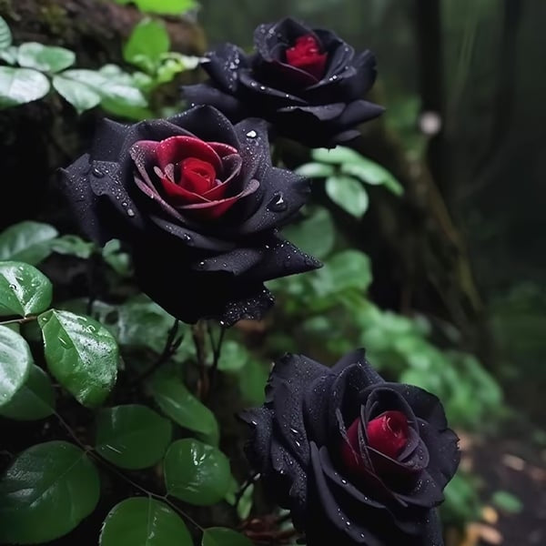 SEMILLAS RARAS DE ROSAS NEGRAS Y ROJAS-ES