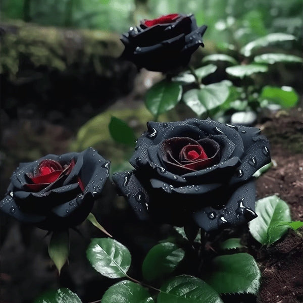 SEMILLAS RARAS DE ROSAS NEGRAS Y ROJAS-ES