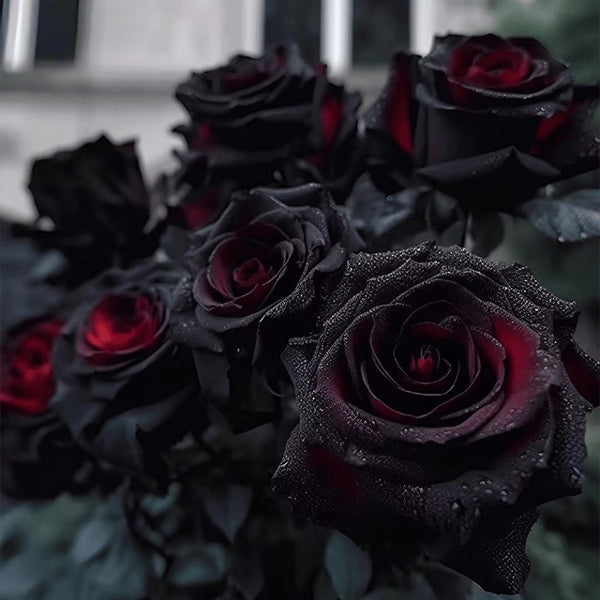 SEMILLAS RARAS DE ROSAS NEGRAS Y ROJAS-ES