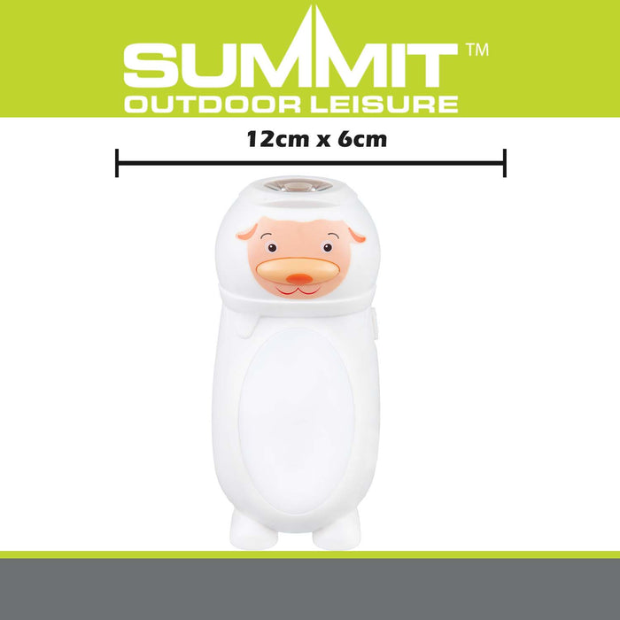 Sheep Torch  White - 12cm x 6cm