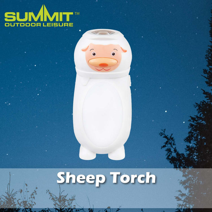 Sheep Torch Good for Days Out White - 12cm x 6cm
