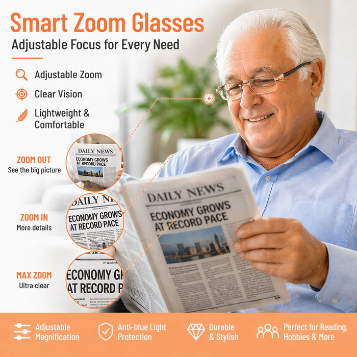 👓🌄Smart Zoom multifokalne naočale – jasan vid na blizinu i daljinu, sve u jednom-HR