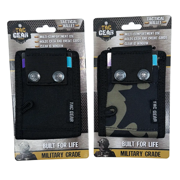 Snap Tactical Wallet with Id Window - 6 Pieces Per Retail Ready Display 23191 TAC GEAR