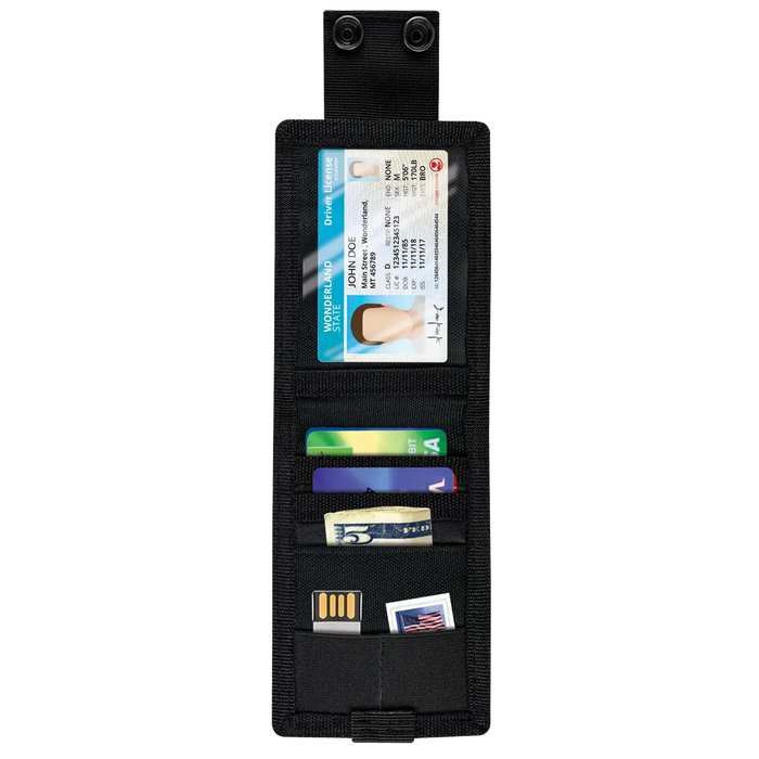 Snap Tactical Wallet with Id Window - 6 Pieces Per Retail Ready Display 23191 TAC GEAR