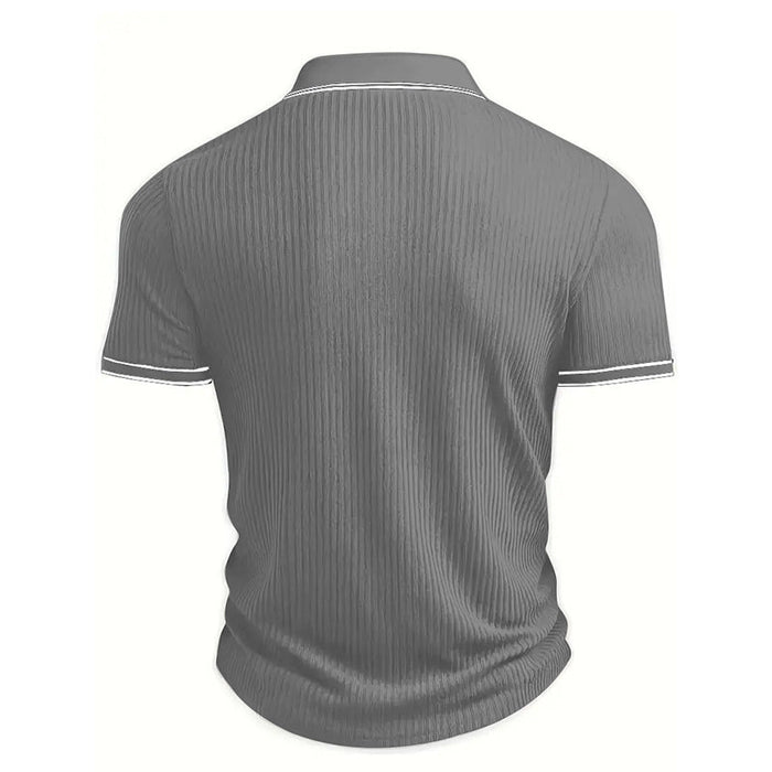 👕 Κοντομάνικη πικέ μπλούζα Somrig Casual – Αναπνεύσιμο βαμβάκι, μοντέρνα γραμμή & ιδανική για χαλαρές μέρες 🏖️-GR