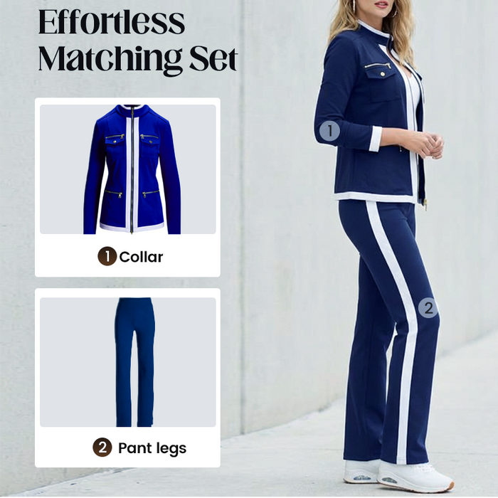✨ Sportinis, elegantiškas sportinio kostiumo komplektas moterims – patogus ir stilingas, kiekvienai progai 🌿-LT