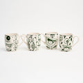 Stephanie Verdun Barrel Mug in Dark Green on a white background at Addison West
