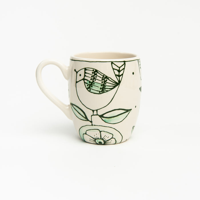 Stephanie Verdun Barrel Mug on a white background at Addison West