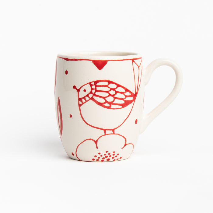 Stephanie Verdun Barrel Mug on a white background at Addison West