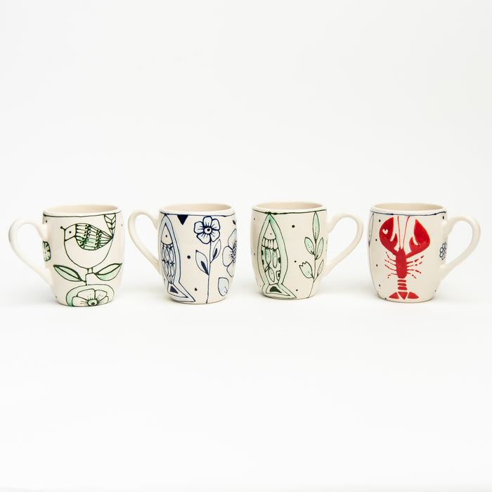 Stephanie Verdun Barrel Mug on a white background at Addison West