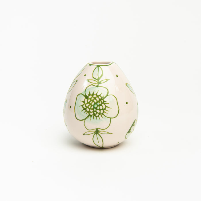 Stephanie Verdun Egg Vase on a white background at Addison West