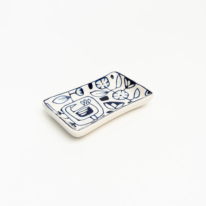 Stephanie Verdun Soap Dish on a white background at Addison West