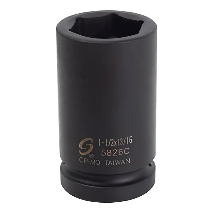 Sunex 1 Dr SAE Flip Socket 1-1/2 x 13/16 (6pt) - 5826C -