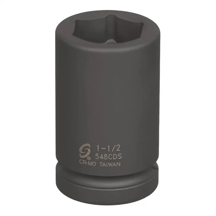 Sunex 1 Dr SAE Semi-Deep Socket 1-1/2 (6pt) - 548CDS -