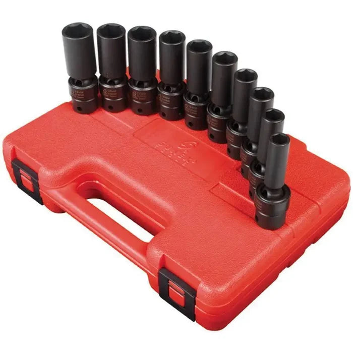 Impact Socket - Sunex 3/8 In Dr. 10 Pc. Metric Universal Deep Impact Socket Set