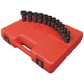 Impact Socket - Sunex 3/8 In Dr. 12 Pt. 12 Pc. SAE Universal Impact Socket Set