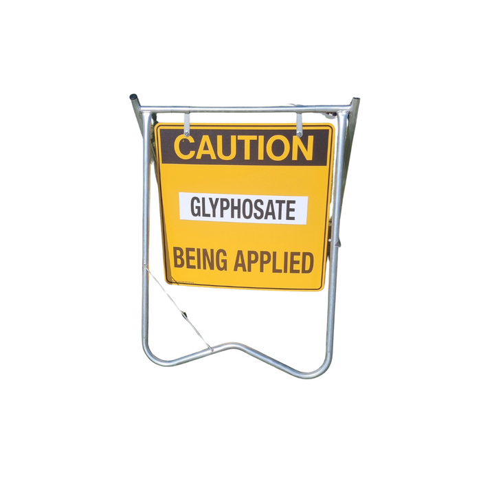 Swing Stand & Sign – Caution + Glyphosate Magnet