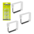 Table Cloth Holders Set of 6  Clear - 7cm x 5cm