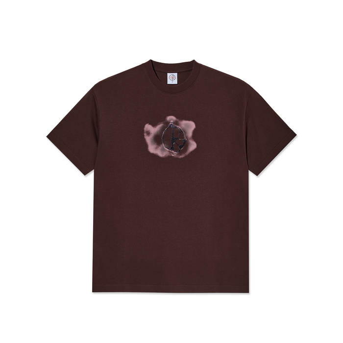 Tee | Metal Logo - Washed Bordeaux