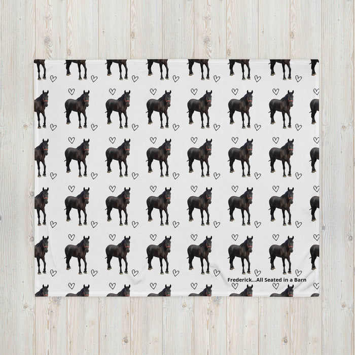 Throw Blanket - Frederick from All Seated in a Barn