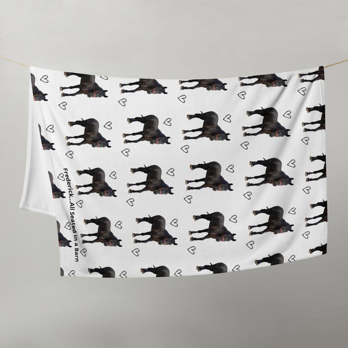 Throw Blanket - Frederick from All Seated in a Barn