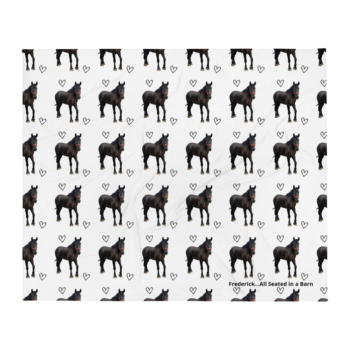 Throw Blanket - Frederick from All Seated in a Barn