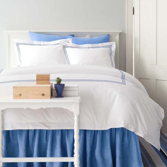 Trio French Blue Duvet Cover - RSVP Style