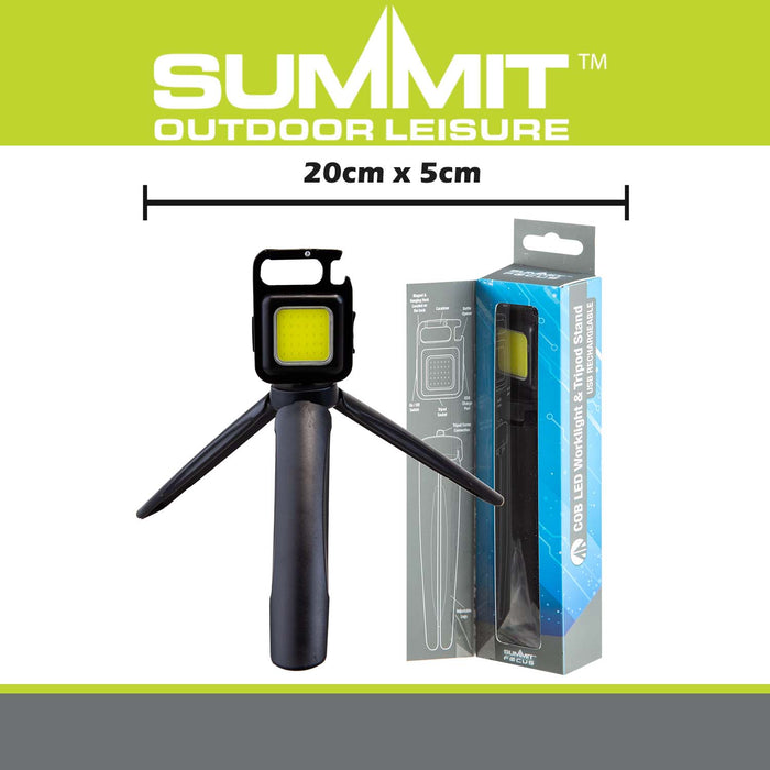 Tripod Work Light  Black - 20cm x 5cm