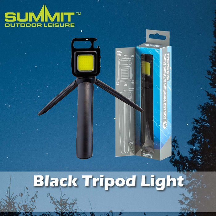 Tripod Work Light Good for Days Out Black - 20cm x 5cm