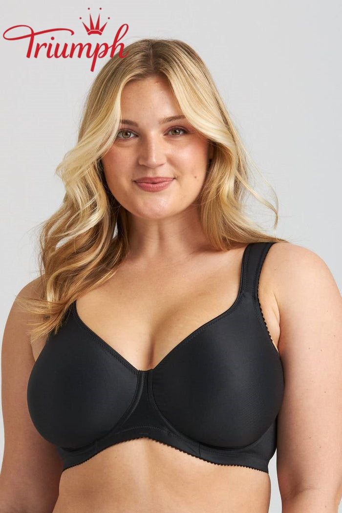 Triumph® 4-delni komplet 🥰 Udoben modrček je izdelan iz čistega bombaža in je primeren za ženske z večjim oprsjem.-SI
